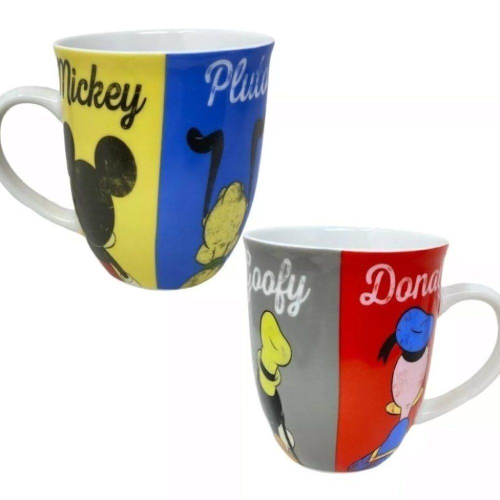 1 Mickey Mouse Mug Donald Goofy Pluto‎ 90 year